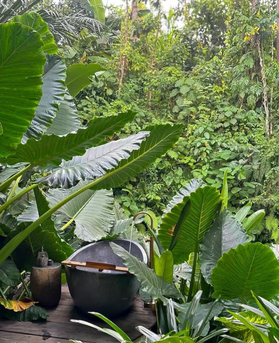 Villa Wahem Eco Bamboo - Magical Bamboo House Ubud Exterior foto