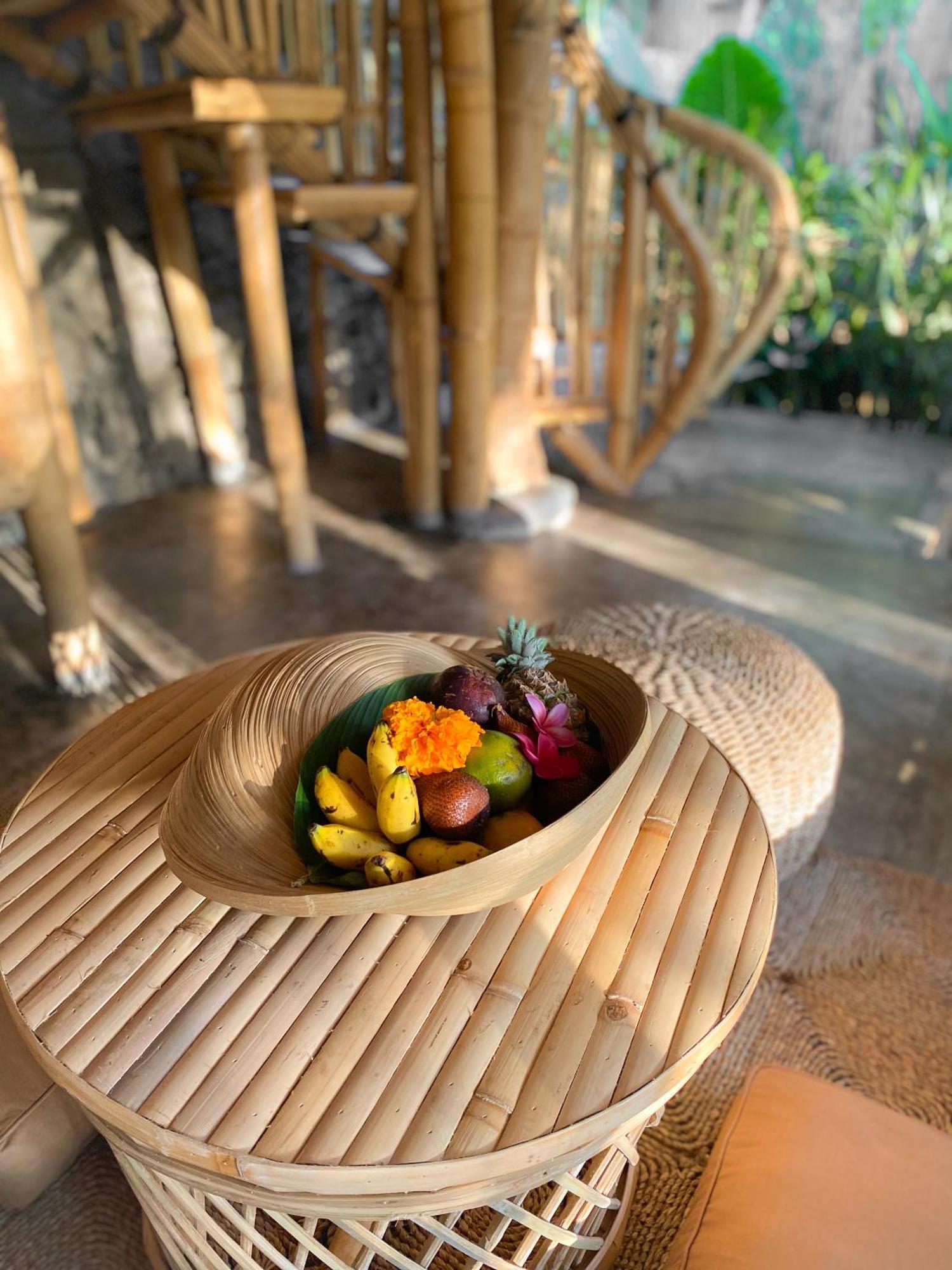 Villa Wahem Eco Bamboo - Magical Bamboo House Ubud Exterior foto