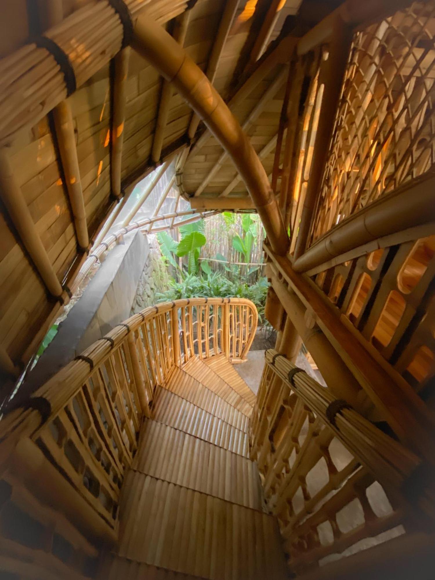 Villa Wahem Eco Bamboo - Magical Bamboo House Ubud Exterior foto